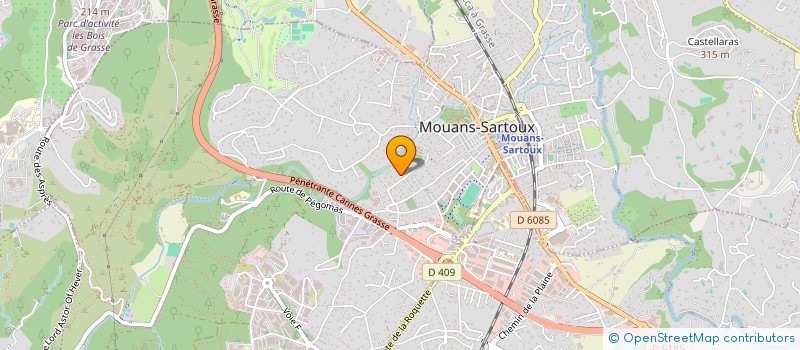 localisation de l'entreprise SCI ROQUEMOUANS à MOUANS-SARTOUX