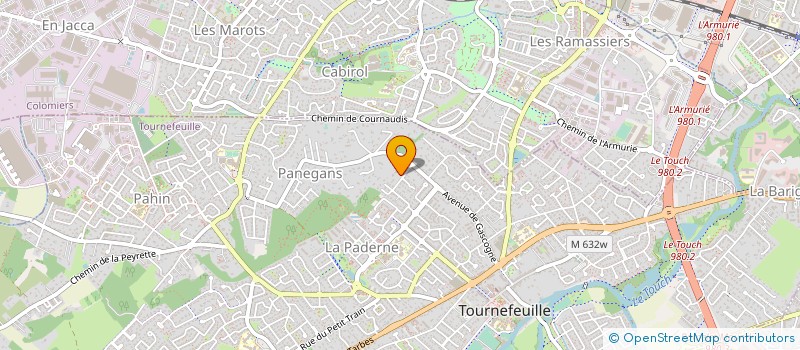 localisation de l'entreprise SCI ROQUEPINE  TOURNEFEUILLE