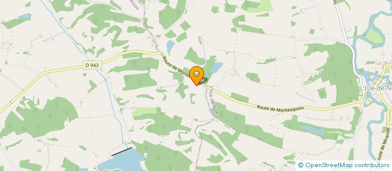 localisation de l'entreprise SCI ROQUES  MONTESQUIOU