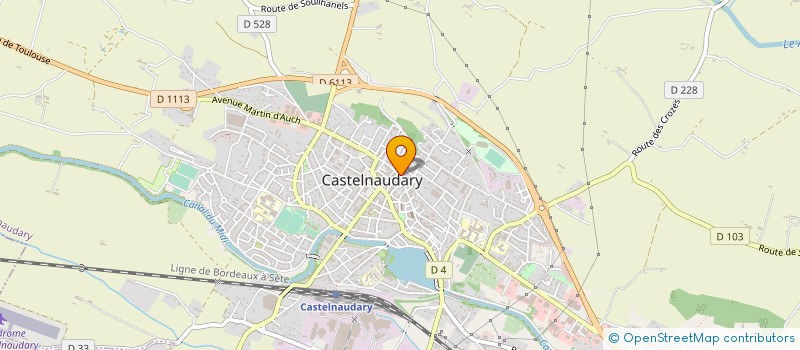 localisation de l'entreprise SCI ROQUES FRERES à CASTELNAUDARY