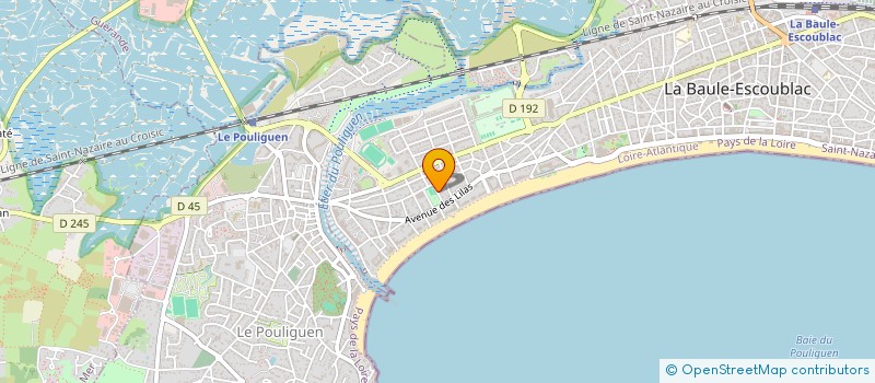 localisation de l'entreprise SCI ROQUETTE  LA BAULE-ESCOUBLAC