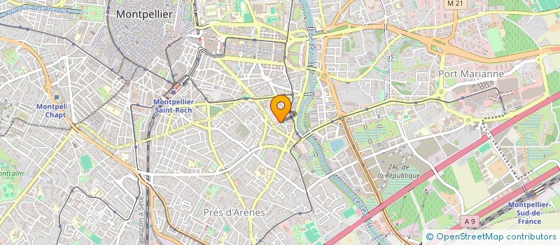 localisation de l'entreprise SCI ROQUETURIERE à MONTPELLIER
