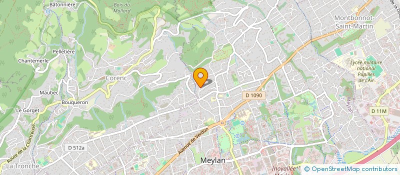 localisation de l'entreprise SCI ROQUEVAIRE  MEYLAN