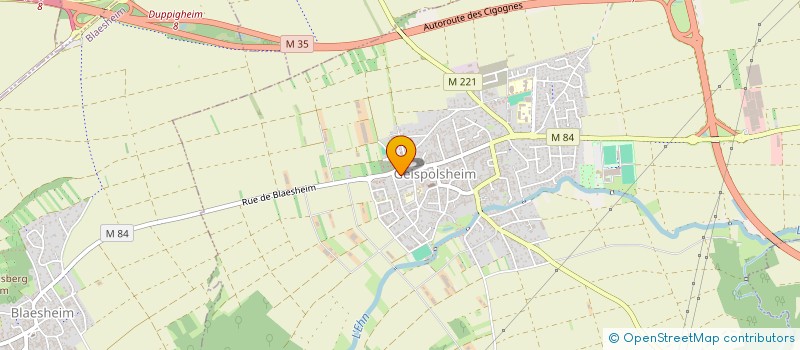 localisation de l'entreprise SCI ROQUEVERDE  GEISPOLSHEIM