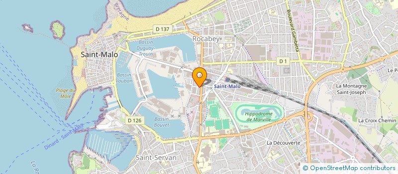 localisation de l'entreprise SCI RORE  SAINT-MALO