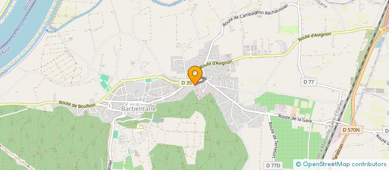 localisation de l'entreprise SCI RORO  BARBENTANE