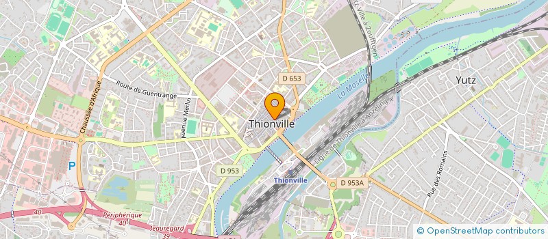 localisation de l'entreprise SCI ROS à THIONVILLE