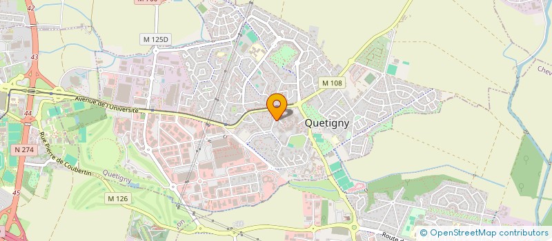 localisation de l'entreprise SCI ROSA à QUETIGNY