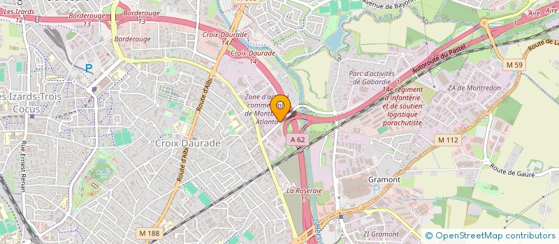 localisation de l'entreprise SCI ROSA à TOULOUSE