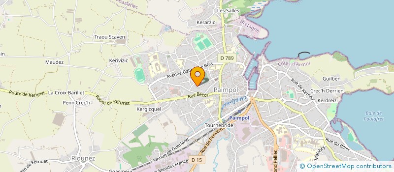 localisation de l'entreprise SCI ROSA  PAIMPOL