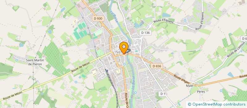 localisation de l'entreprise SCI ROSA  NERAC