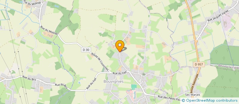 localisation de l'entreprise SCI ROSA à BOUVIGNIES