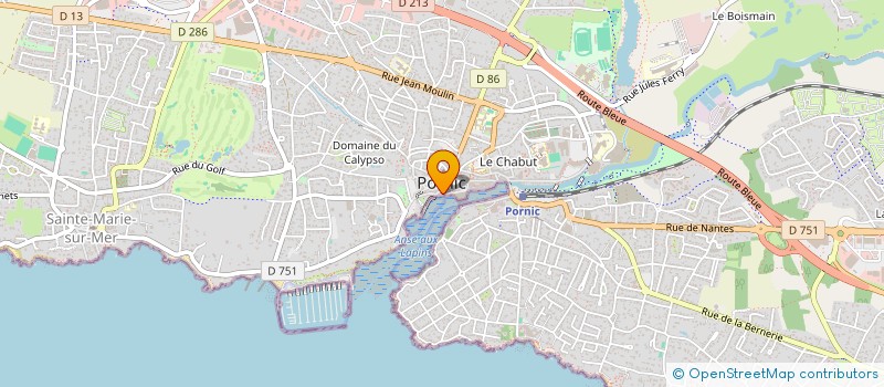 localisation de l'entreprise SCI ROSA  PORNIC