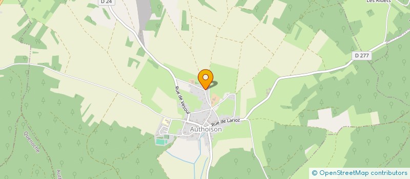 localisation de l'entreprise SCI ROSA  AUTHOISON
