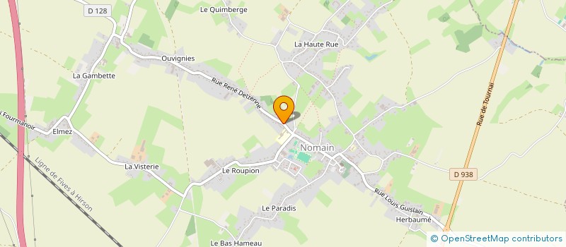 localisation de l'entreprise SCI ROSA  NOMAIN