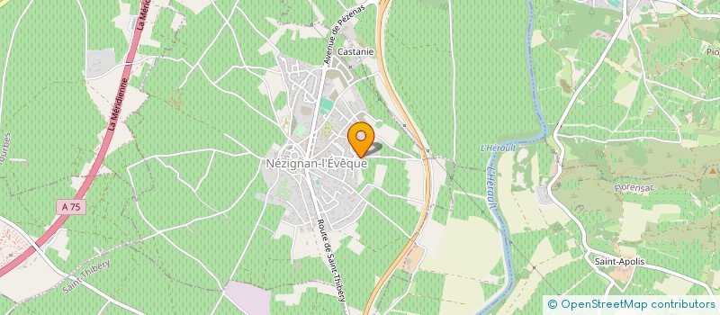 localisation de l'entreprise SCI ROSA  NEZIGNAN L'EVEQUE