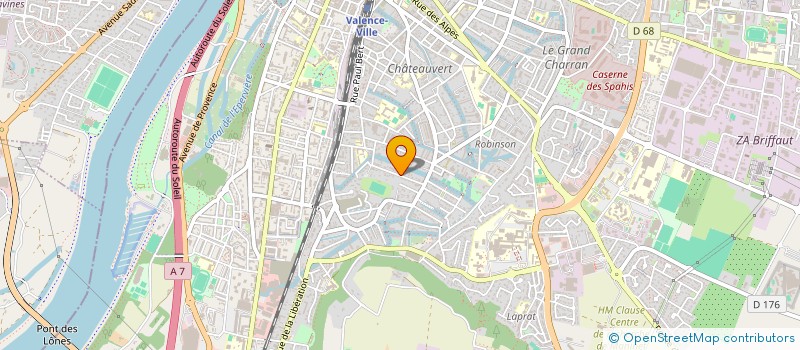 localisation de l'entreprise SCI ROSA à VALENCE