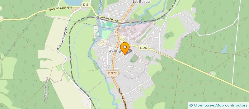 localisation de l'entreprise SCI ROSA  GUERIGNY