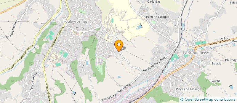 localisation de l'entreprise SCI ROSA MIGUEL  PONT-DU-CASSE