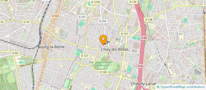 localisation de l'entreprise SCI ROSA - NOGENT  L'HAY-LES-ROSES