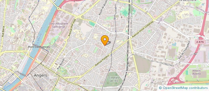 localisation de l'entreprise SCI ROSA PARKS à ANGERS