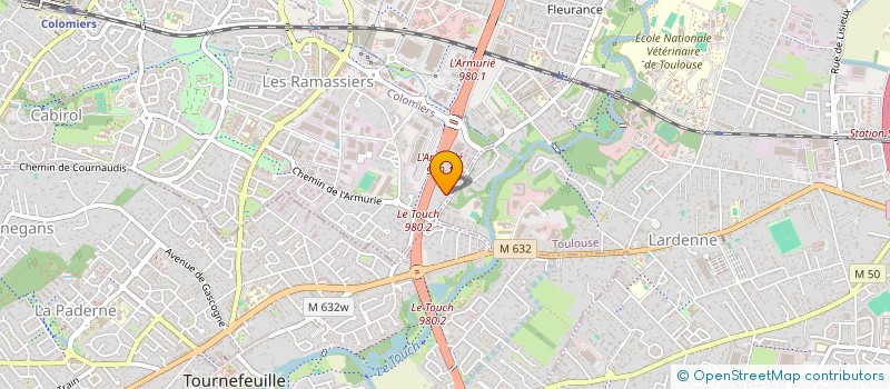 localisation de l'entreprise SCI ROSA PARKS à COLOMIERS