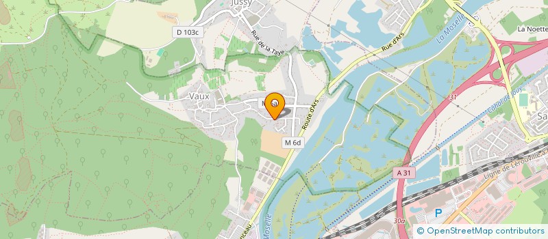 localisation de l'entreprise SCI ROSA (SOCIETE EN LIQUIDATION)  VAUX