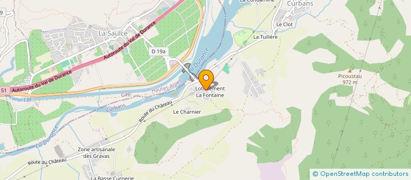 localisation de l'entreprise SCI ROSA SOLEIL à CURBANS