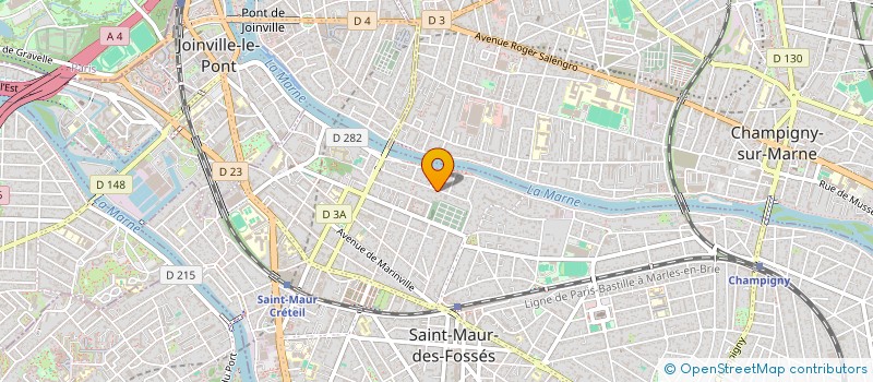 localisation de l'entreprise SCI ROSACALVI à SAINT-MAUR-DES-FOSSES