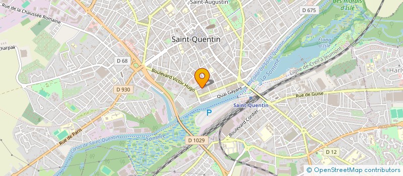 localisation de l'entreprise SCI ROSADO à SAINT QUENTIN