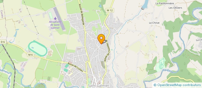 localisation de l'entreprise SCI ROSAE  SAINT-GALMIER