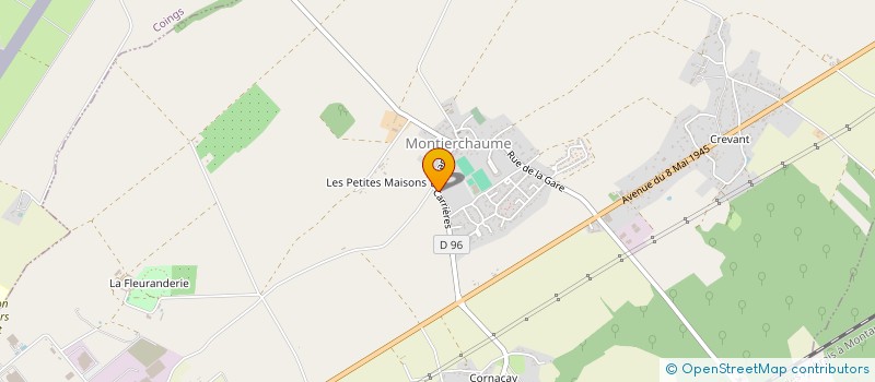 localisation de l'entreprise SCI ROSAL à MONTIERCHAUME