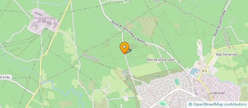 localisation de l'entreprise SCI ROSALBA  SAINT-ESTEVE