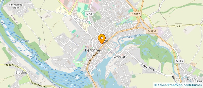 localisation de l'entreprise SCI ROSALEX  PERONNE