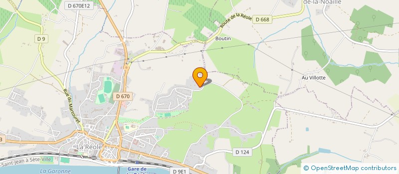 localisation de l'entreprise SCI ROSALEX33  LA REOLE