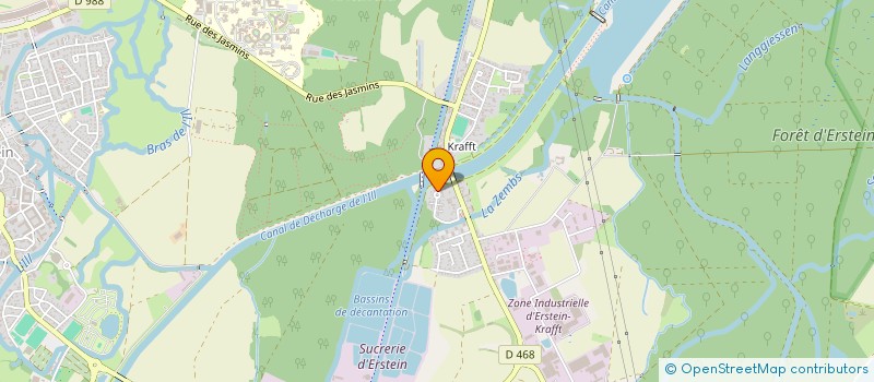 localisation de l'entreprise SCI ROSALI  ERSTEIN