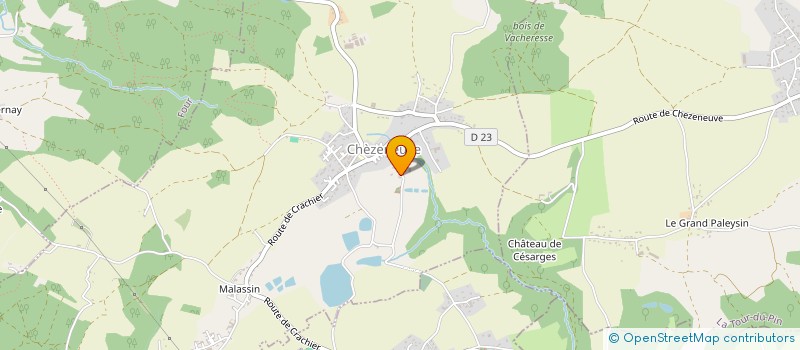 localisation de l'entreprise SCI ROSALI  CHEZENEUVE