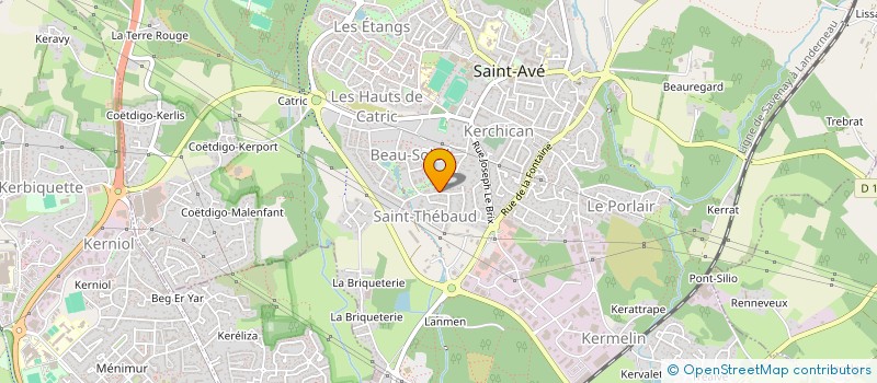 localisation de l'entreprise SCI ROSALIA  SAINT-AVE