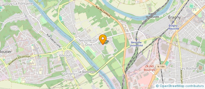 localisation de l'entreprise SCI ROSALIE à NEUVILLE-SUR-OISE