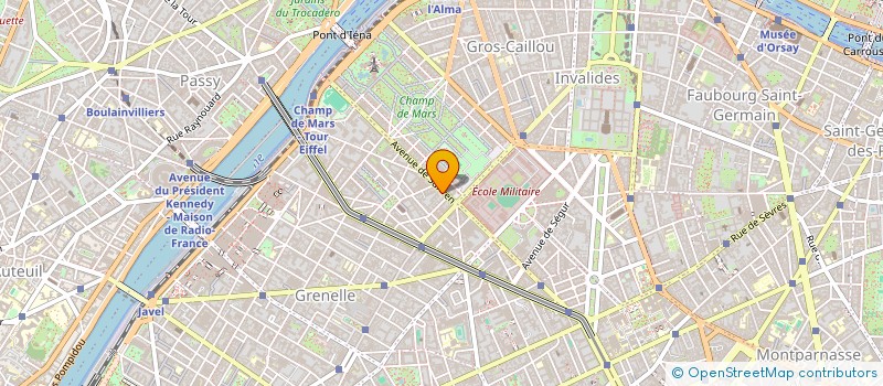 localisation de l'entreprise SCI ROSALIE  PARIS