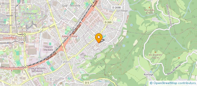 localisation de l'entreprise SCI ROSALIE  POISAT