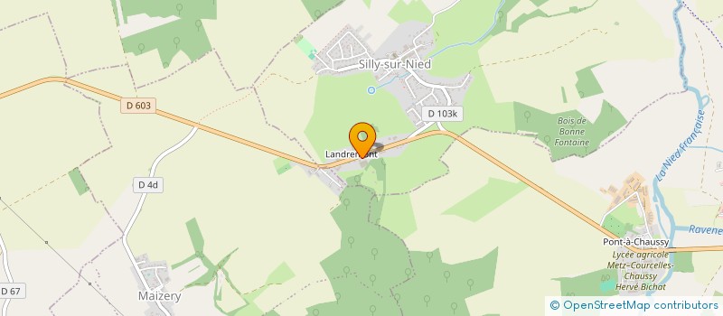 localisation de l'entreprise SCI ROSALINA  OGY-MONTOY-FLANVILLE