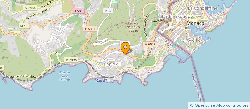 localisation de l'entreprise SCI ROSALINDA à CAP D'AIL