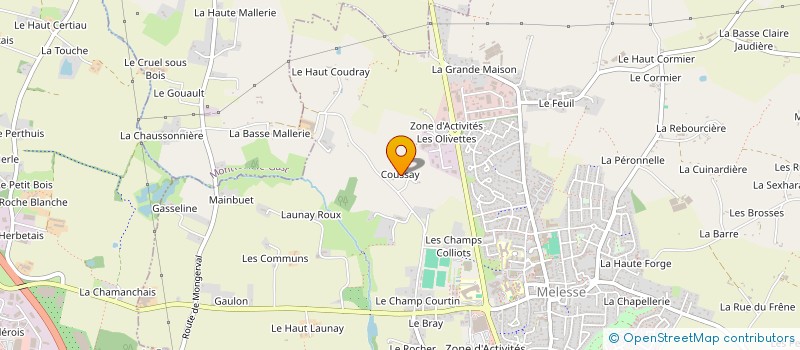 localisation de l'entreprise SCI ROSALM  MELESSE