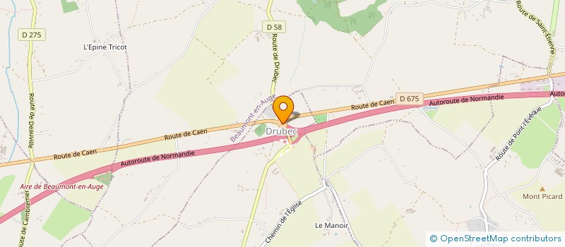 localisation de l'entreprise SCI ROSALY  DRUBEC