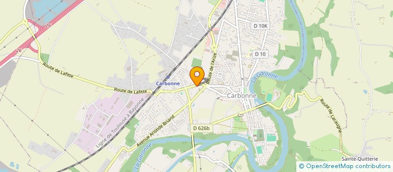 localisation de l'entreprise SCI ROSAM  CARBONNE