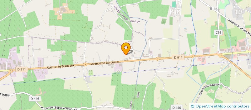 localisation de l'entreprise SCI ROSAN  ALLEZ-ET-CAZENEUVE