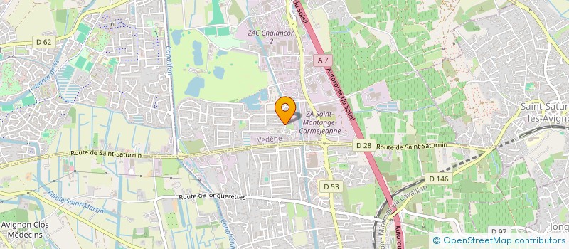 localisation de l'entreprise SCI ROSANA  VEDENE