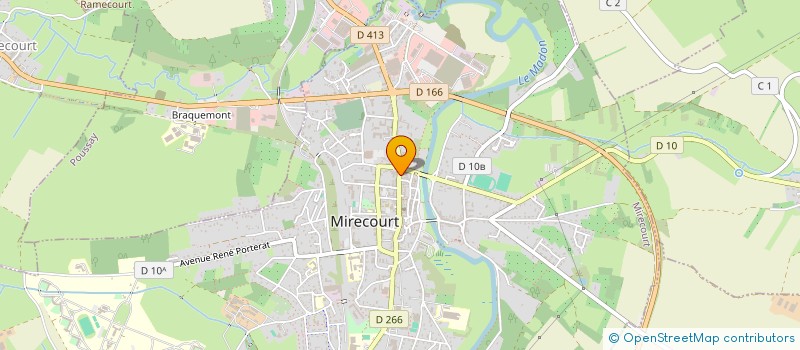 localisation de l'entreprise SCI ROSANA  MIRECOURT