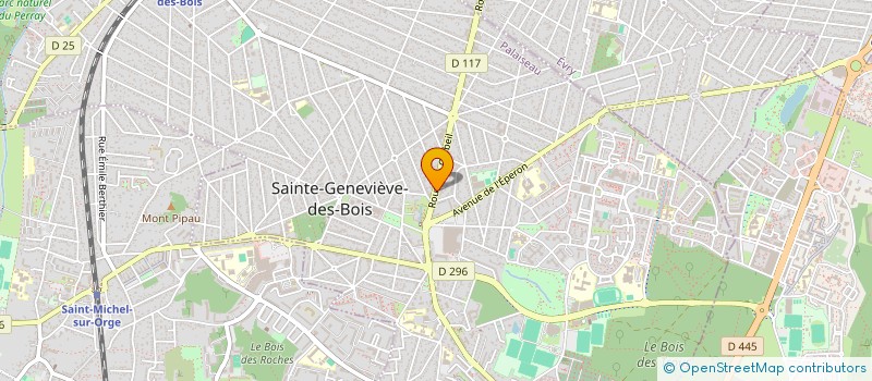 localisation de l'entreprise SCI ROSANI à SAINTE-GENEVIEVE-DES-BOIS